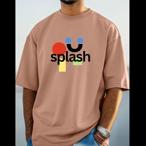 SplashStyle U Oversized Beige Tshirt