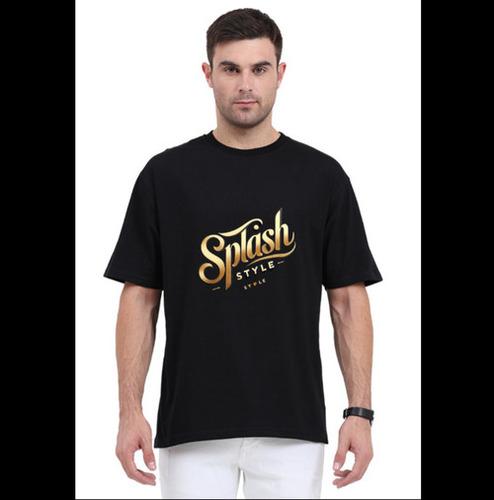 Splash Style Oversized Black Tshirt
