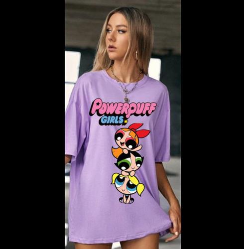 PowerPuffGirl Oversized Lavender Tshirt