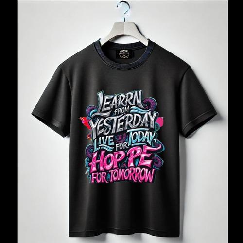 LearnLiveHope Oversized Black Tshirt