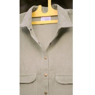Corduroy Shacket, Mint green