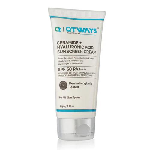 CERAMIDE + HYALURONIC ACID SUNSCREEN CREAM SPF 50 PA+++