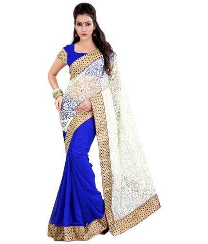 Blue Designer Sarees