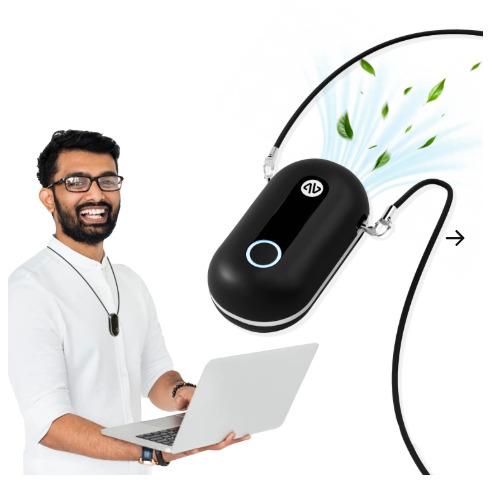 atovio Pebble- Your Personal Air Purifier - Color: Moonlight Black