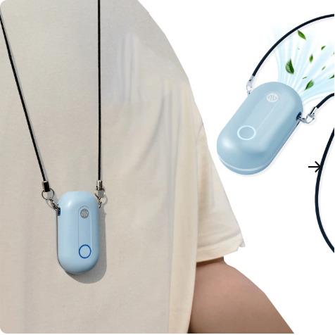 atovio Pebble- Your Personal Air Purifier - Color: Sky blue