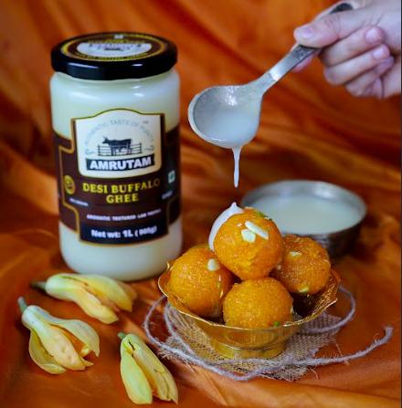 AMRUTAM DESI BUFFALO GHEE 1L