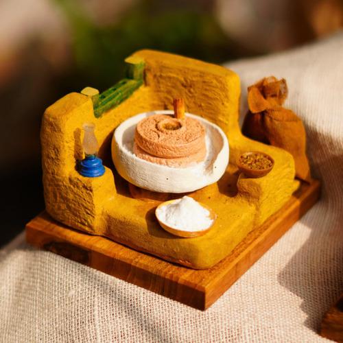 Aate Ki Chakki Miniature - A Tribute to Timeless Tradition