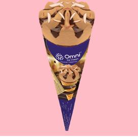 Choco Coffee Almond Fudge Cone