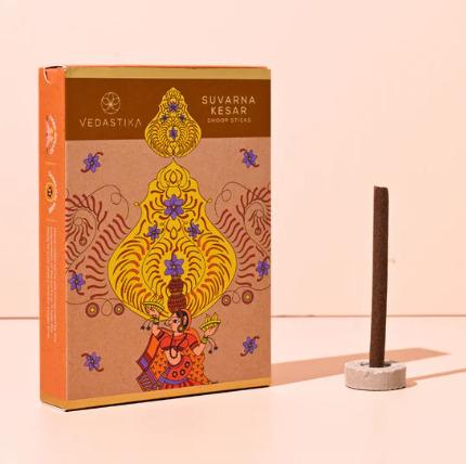 Vedastika Suvarna Kesar Dhoop Sticks for Pooja