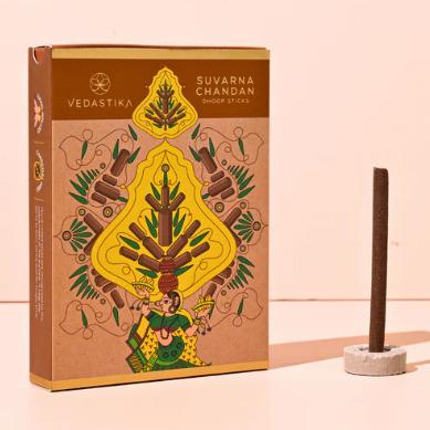 Vedastika Suvarna Chandan Dhoop Sticks for Pooja