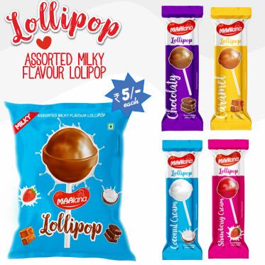 Assorted Milky Flavour Lollipop