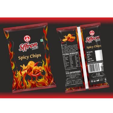 Sffron Masala Flour Chips