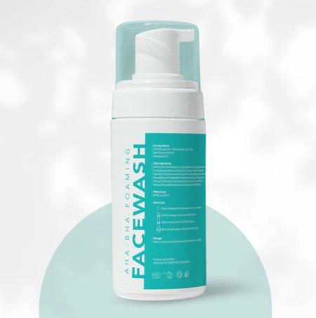 AHA BHA Foaming Face Wash 100ml | Vrinlite