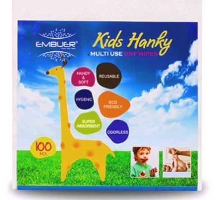 Embuer Kids Hanky 100pcs