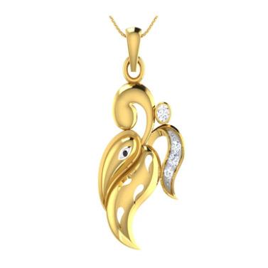 Om Radiance Diamond Pendant