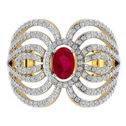 Velvet Crown Diamond Cocktail Ring