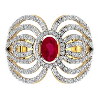 Velvet Crown Diamond Cocktail Ring