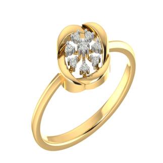 Radiant Whisper Diamond Ring