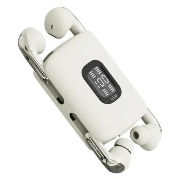 LEAF BUDS X714 ANC EARBUDS WITH 4 BUDS IN 1 CASE (IVORY)