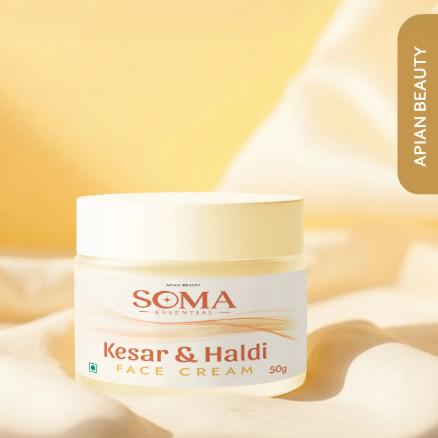 Barrier Protection Day Cream With Beeswax, Haldi And Kesar