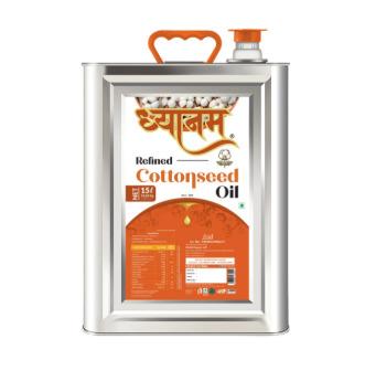 Dhyanam refined Cottenseed oil 15 LTR (13.65KG)