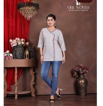 PURPEL CHARM KURTI