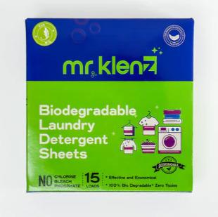Biodegradable Laundry Detergent Sheets