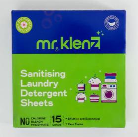 Sanitising Laundry Detergent Sheets