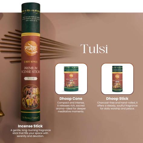Tulsi Incense Stick, Dhoop Cone, Dhoop Stick