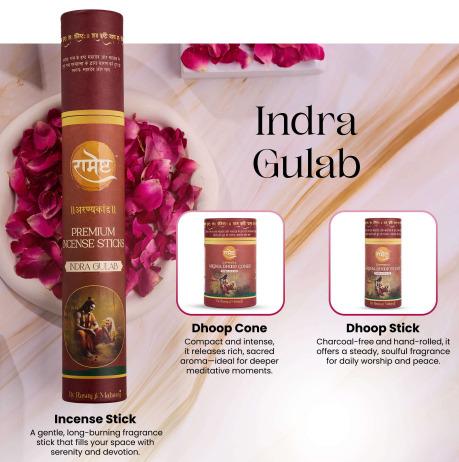 Indra Gulab Chandan Incense Stick, Dhoop Cone, Dhoop Stick