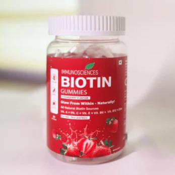 Biotin Gummies - High Potency 10,000 mcg for Hair Growth, Skin & Nails