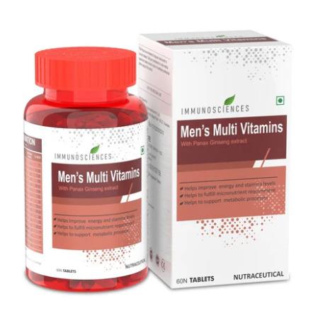 Immunosciences Men Multi Vitamins with Panax Ginseng