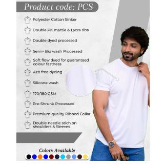 White Colour Round Neck T-Shirt