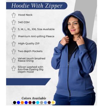 Hoodie With Zipper