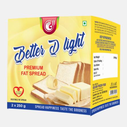 BETTER D LIGHT Premium Fat Spread 2X250g - 16KG