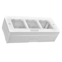 Pride Modular Gang Box with Brass Insert