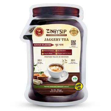 Jaggery Kesar Elaichi Tea