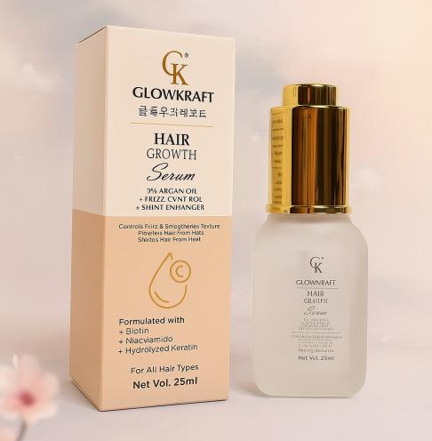 Hair Growth Serum - Boost Growth & Reduce Hair Fall | Glowkraft
