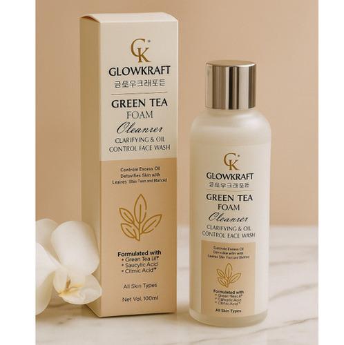 Green Tea Cleanser - Oil Control & Refresh | Glowkraft