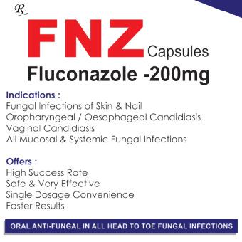 FNZ Fluconazole 200mg Capsules