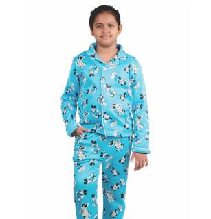 Chombooka Mickey Full Sleeves Girls Night Suit