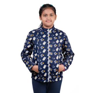 Chombooka Don't Give Up Prints Girls Jacket