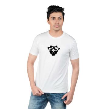 Chombooka Owl Men Half Sleeves T-Shirts