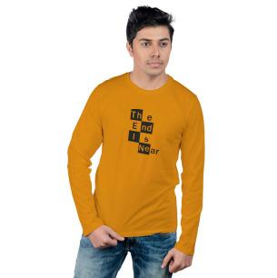 Chombooka The End Is Near Men Full Sleeves T-Shirts