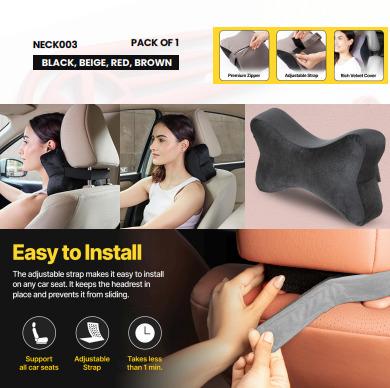 CAR ORTHOPEDIC NECK REST - MEMORY FOAM NECK REST