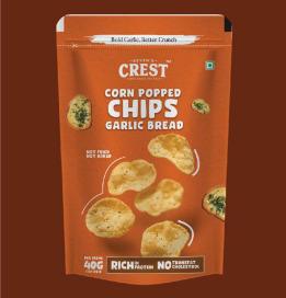 Corn Popped Chips Garlic Bread