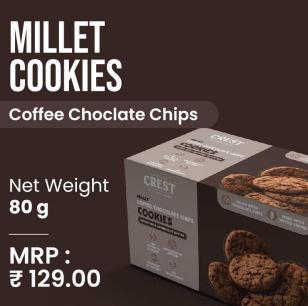 Millet Cookies Coffee Chocolate Chips