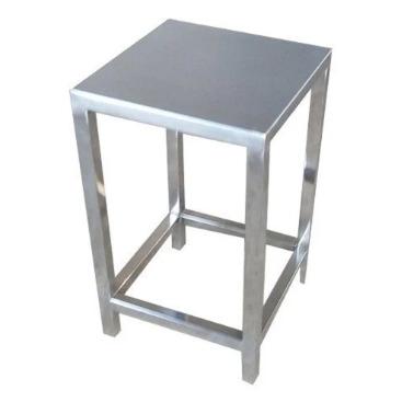 Stainless Steel Square Stool