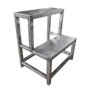 Stainless Steel Two Step Rectangular Stool
