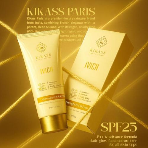KIKASS iViCH Daily Glow Face Moisturizer with SPF 25